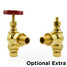 OE-T-MAN-038-AG-UB-R - Rufford Traditional Manual Angled Unlacquered Brass Radiator Valves with Sleeves OE-T-MAN-038-AG-UB-R - Rufford Traditional Manual Angled Unlacquered Brass Radiator Valves with Sleeves